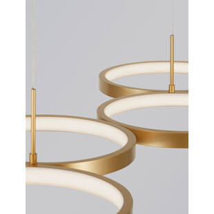 Lampa Wisząca Mosiężna LED Raan - Nowoczesny Design | Decolab24