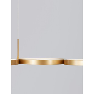 Lampa Wisząca Mosiężna LED Raan - Nowoczesny Design | Decolab24