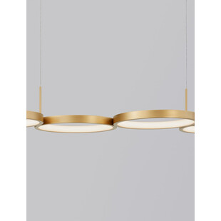 Lampa Wisząca Mosiężna LED Raan - Nowoczesny Design | Decolab24