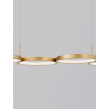 Lampa Wisząca Mosiężna LED Raan - Nowoczesny Design | Decolab24