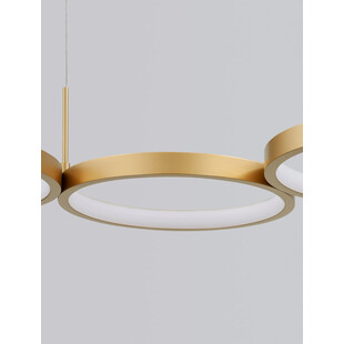 Lampa Wisząca Mosiężna LED Raan - Nowoczesny Design | Decolab24