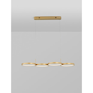 Lampa Wisząca Mosiężna LED Raan - Nowoczesny Design | Decolab24