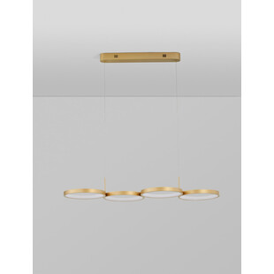 Lampa Wisząca Mosiężna LED Raan - Nowoczesny Design | Decolab24