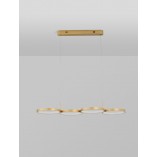 Lampa Wisząca Mosiężna LED Raan - Nowoczesny Design | Decolab24