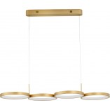 Lampa Wisząca Mosiężna LED Raan - Nowoczesny Design | Decolab24