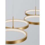 Lampa Wisząca Mosiężna LED Raan - Nowoczesny Design | Decolab24