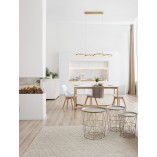Lampa Wisząca Mosiężna LED Raan - Nowoczesny Design | Decolab24