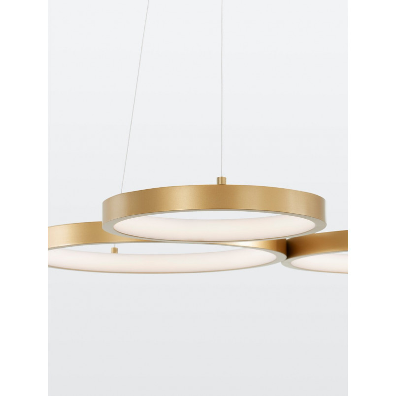 Lampa Wisząca Mosiężna Raan LED | Nowoczesny Design