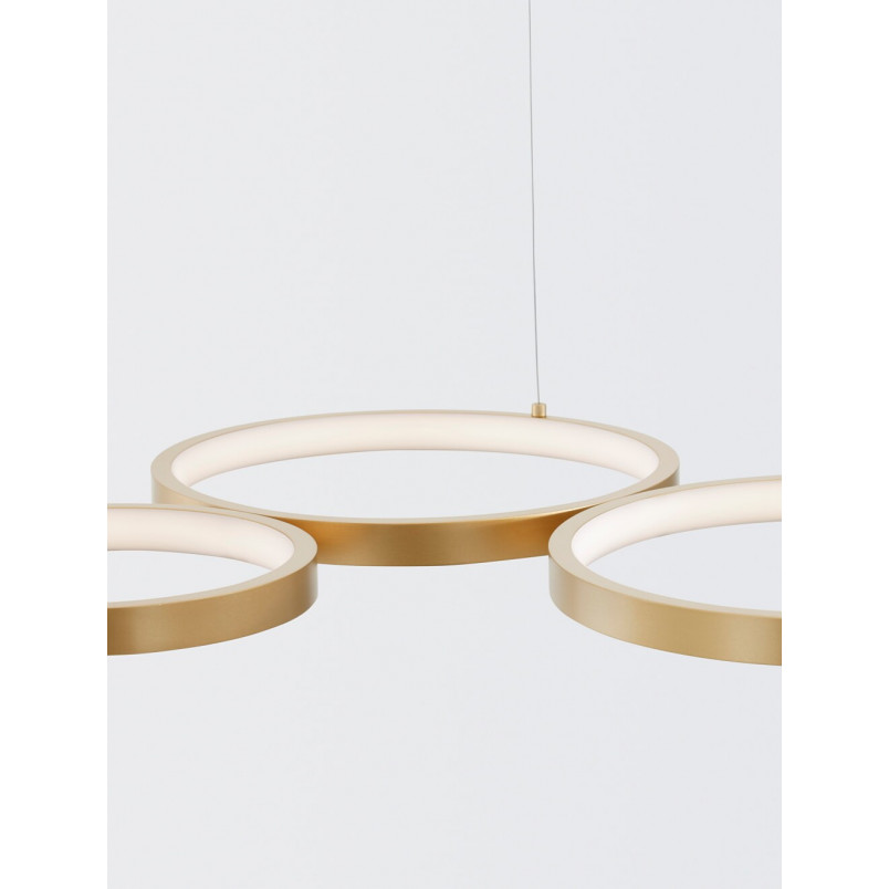 Lampa Wisząca Mosiężna Raan LED | Nowoczesny Design