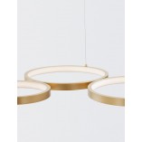 Lampa Wisząca Mosiężna Raan LED | Nowoczesny Design