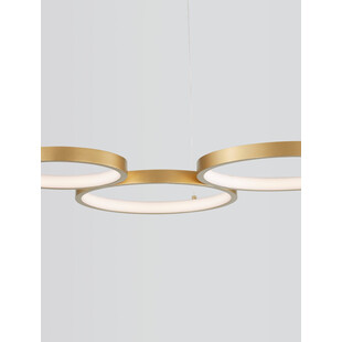 Lampa Wisząca Mosiężna Raan LED | Nowoczesny Design