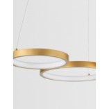 Lampa Wisząca Mosiężna Raan LED | Nowoczesny Design