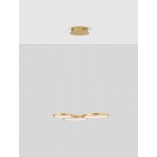 Lampa Wisząca Mosiężna Raan LED | Nowoczesny Design