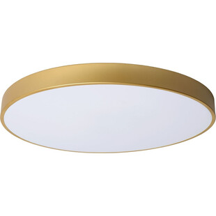 Plafon okrągły ściemniany Unar LED 60cm matowe złoto / mosiądz Lucide