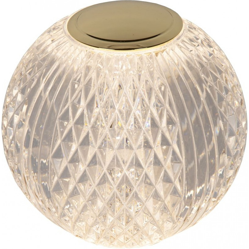 Lampa stołowa szklana Lucide Cintra | Glamour, LED, Ściemniacz