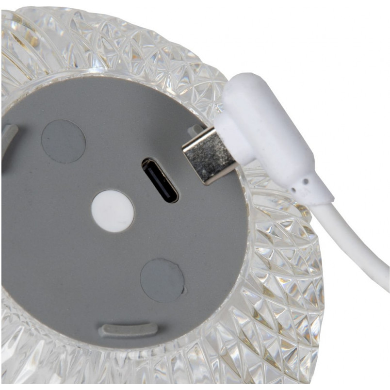 Lampa stołowa szklana Lucide Cintra | Glamour, LED, 11cm