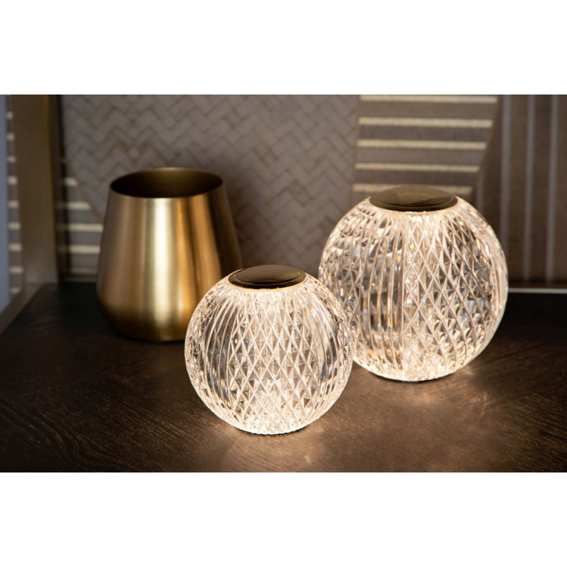 Lampa stołowa szklana Lucide Cintra | Glamour, LED, 11cm