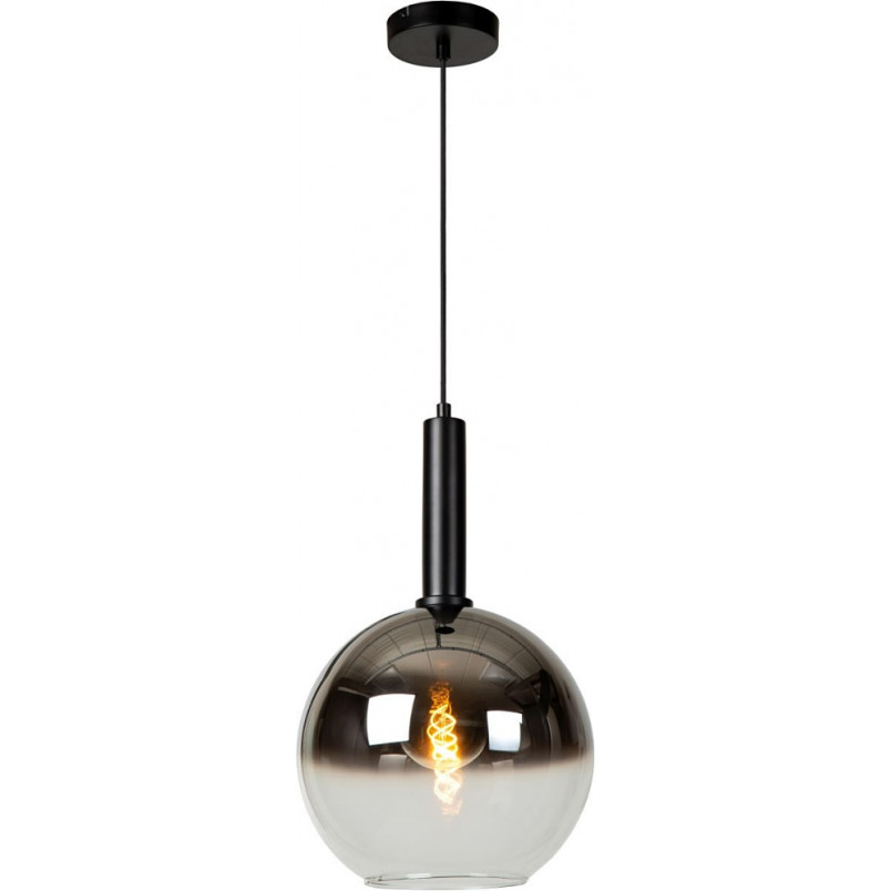 Lampa wisząca Marius | Lucide - Szkło dymione, E27