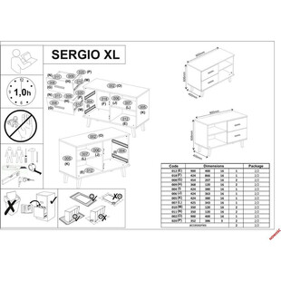 Biurko Sergio XL Halmar: Antracyt/Dąb Wotan - Funkcjonalność i Styl