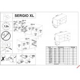 Biurko Sergio XL Halmar: Antracyt/Dąb Wotan - Funkcjonalność i Styl