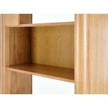 Regał stojący Halmar Smart | Dąb naturalny / Czarny | 196cm