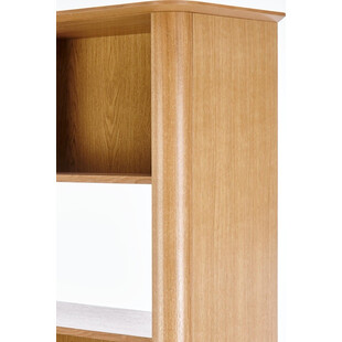 Regał stojący Halmar Smart | Dąb naturalny / Czarny | 196cm