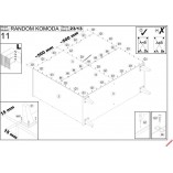 Komoda Random KM2 100x40 | Halmar - Styl Loftowy