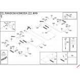 Komoda Random KM2 100x40 | Halmar - Styl Loftowy