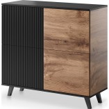 Komoda Random KM2 100x40 | Halmar - Styl Loftowy