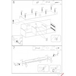 Szafka RTV Murano 150cm Halmar | Dąb Artisan / Czarny