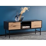 Szafka RTV Murano 150cm Halmar | Dąb Artisan / Czarny