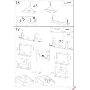 Toaletka z szufladami i lustrem Hollywood XL biała Halmar | 120x55cm