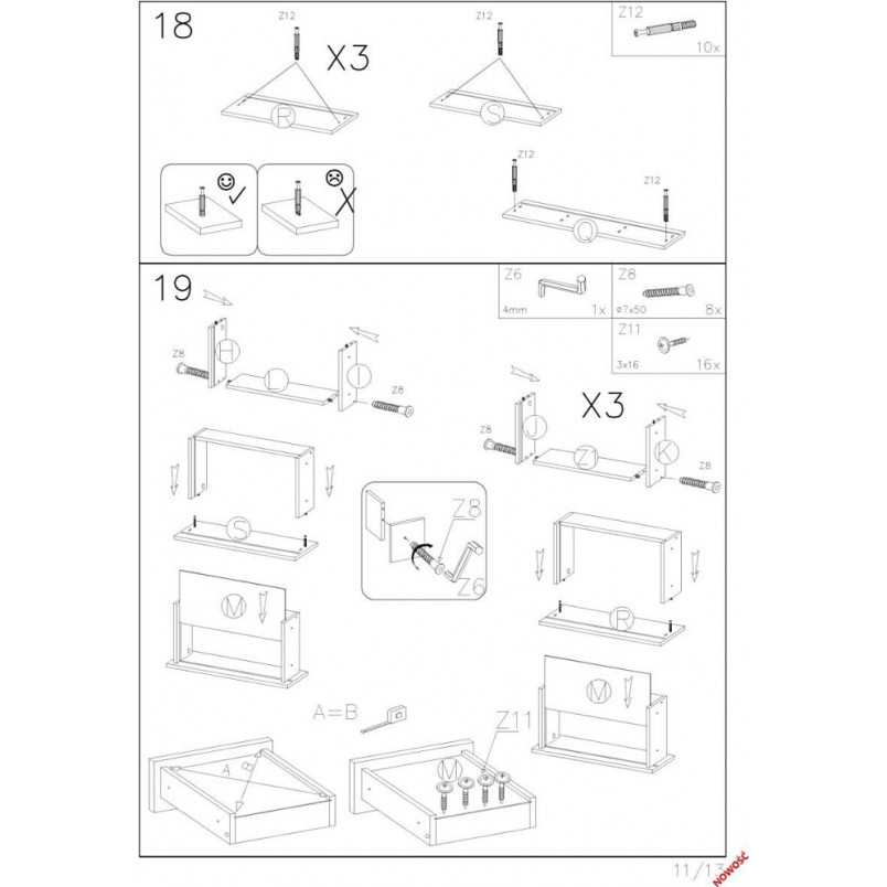 Toaletka z szufladami i lustrem Hollywood XL biała Halmar | 120x55cm
