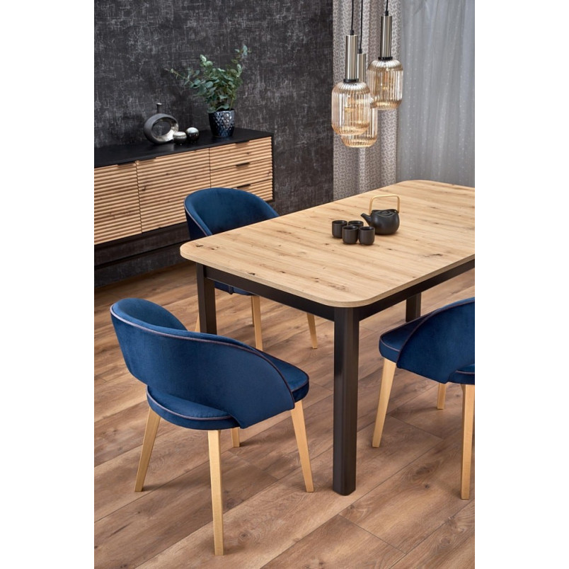 Stół rozkładany loft Florian 160x90 dąb artisan | Halmar