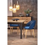Stół rozkładany loft Florian 160x90 dąb artisan | Halmar