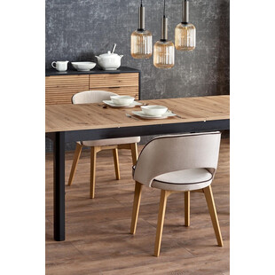 Stół rozkładany loft Florian 160x90 dąb artisan | Halmar