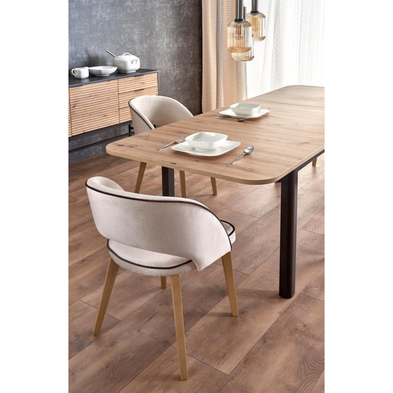 Stół rozkładany loft Florian 160x90 dąb artisan | Halmar