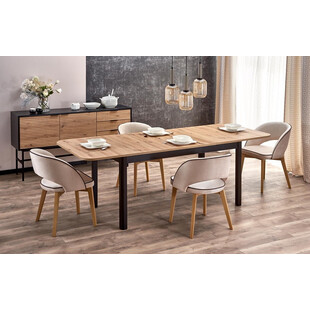 Stół rozkładany loft Florian 160x90 dąb artisan | Halmar