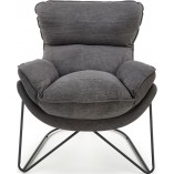 Fotel Volker Halmar: Designerski komfort w ciemnym popielu | Sklep mebli