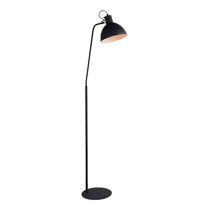 Lampa podłogowa industrialna Shadi czarna - Lucide