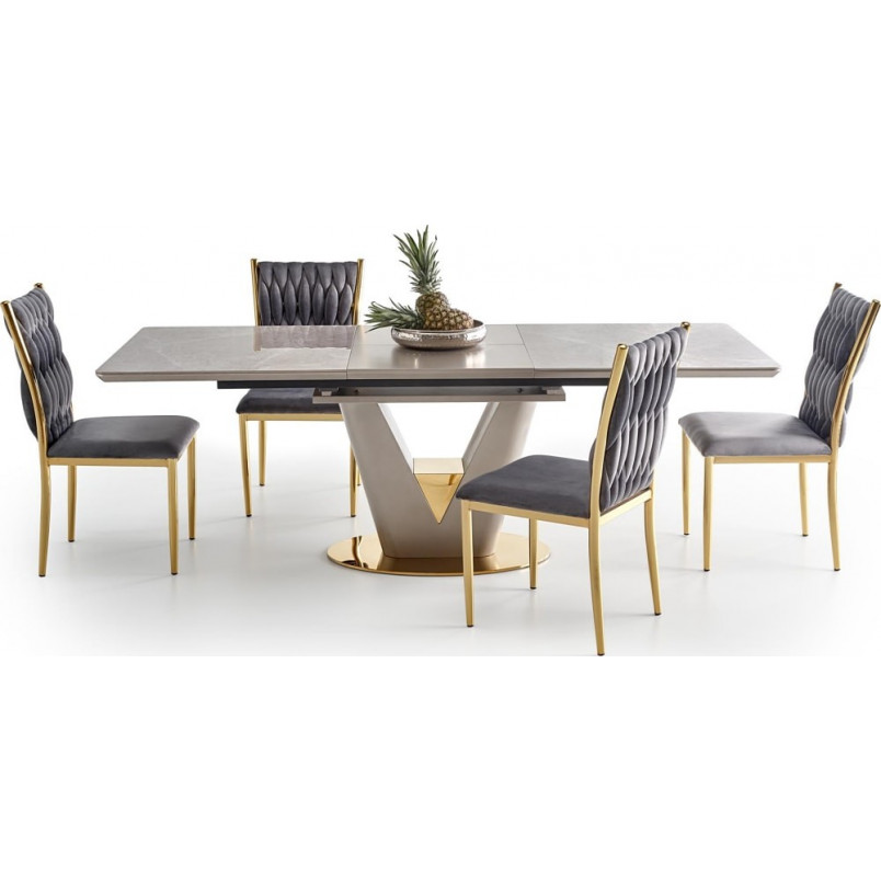 Stół rozkładany glamour Valentino | Halmar 160x90 - Kup teraz!