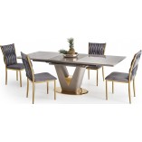 Stół rozkładany glamour Valentino | Halmar 160x90 - Kup teraz!