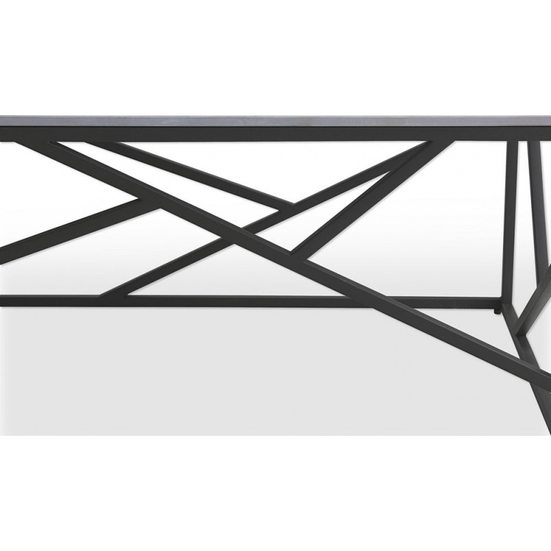 Stolik prostokątny Universe Halmar | 120x60cm | Popielaty Marmur