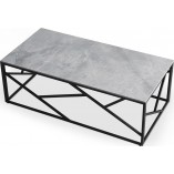 Stolik prostokątny Universe Halmar | 120x60cm | Popielaty Marmur