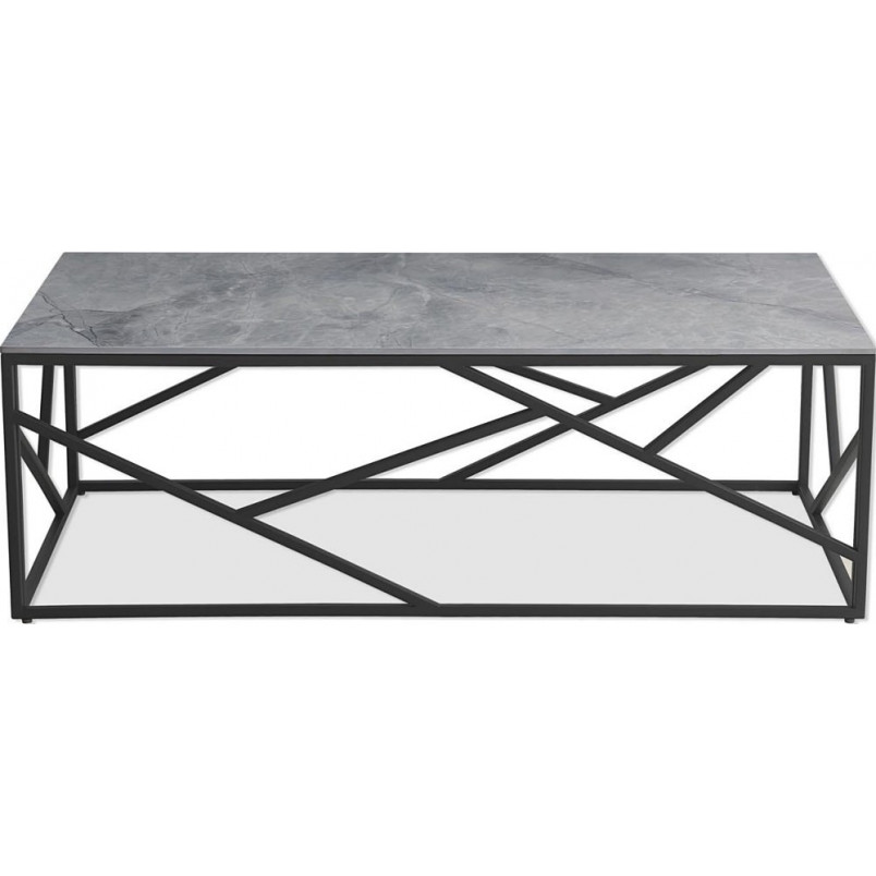 Stolik prostokątny Universe Halmar | 120x60cm | Popielaty Marmur