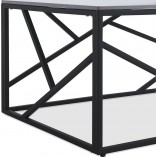 Stolik prostokątny Universe Halmar | 120x60cm | Popielaty Marmur