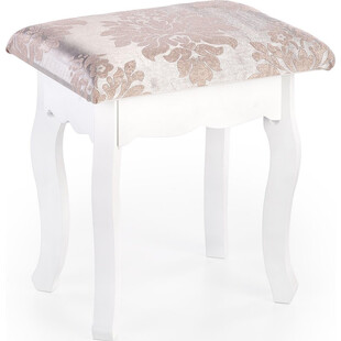 Toaletka z szufladami i lustrem Sara 80x40cm biała Halmar