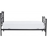 Łóżko metalowe 140x200 czarne Halmar - Stylowy sen