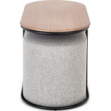 Stolik kawowy Pampa z pufami Halmar | Nowoczesny design