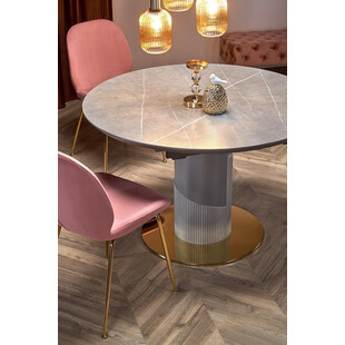 Stół rozkładany glamour Muscat 120cm - Halmar | Elegancki design